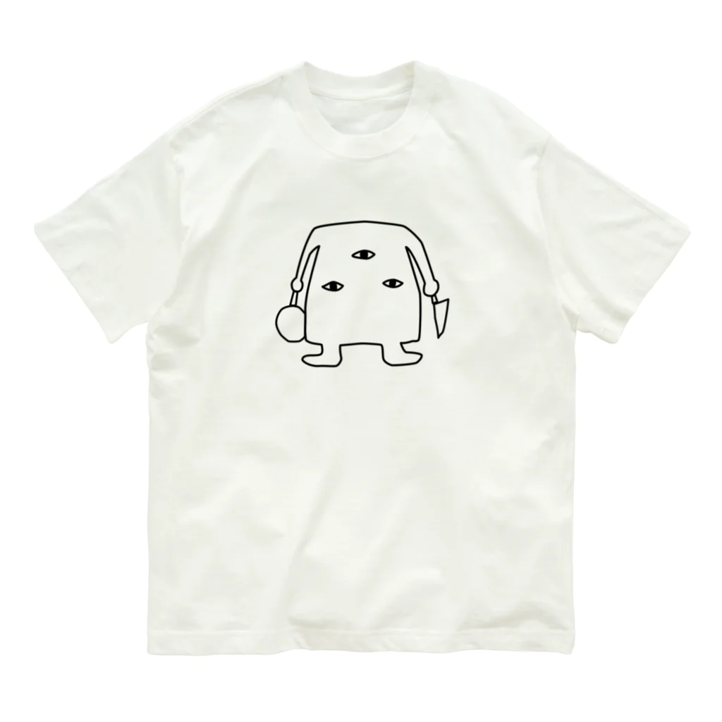 オオバ=タンの三つ目 オーガニックコットンTシャツ