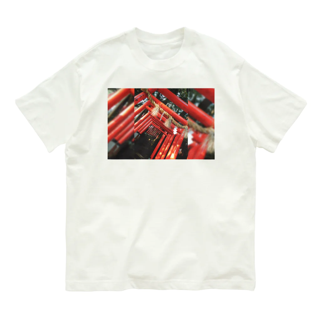 鈴屋の気まぐれ品の鳥居 Organic Cotton T-Shirt