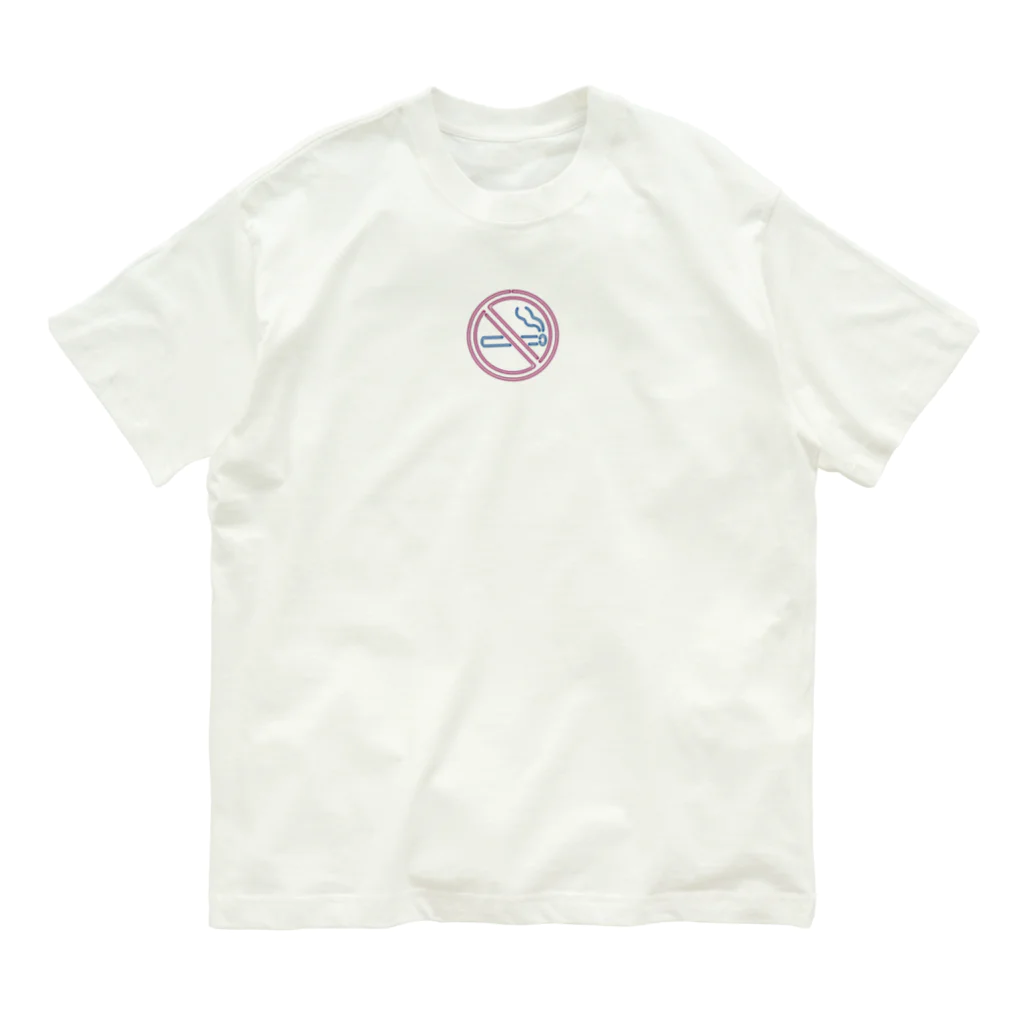 Aのneon non-smoking オーガニックコットンTシャツ