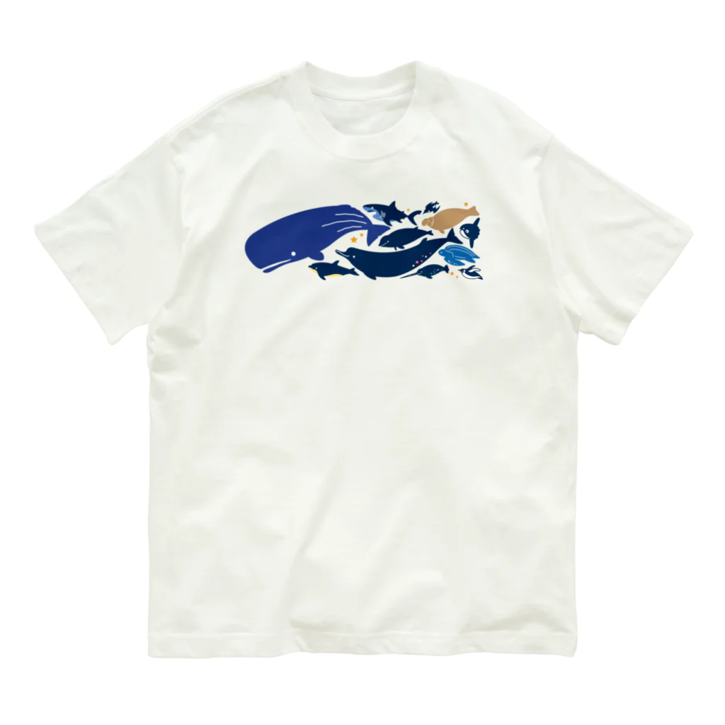 みなとまち層の深海魚C オーガニックコットンTシャツ