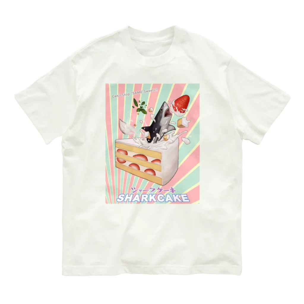 SF legacyのシャークケーキ オーガニックコットンTシャツ