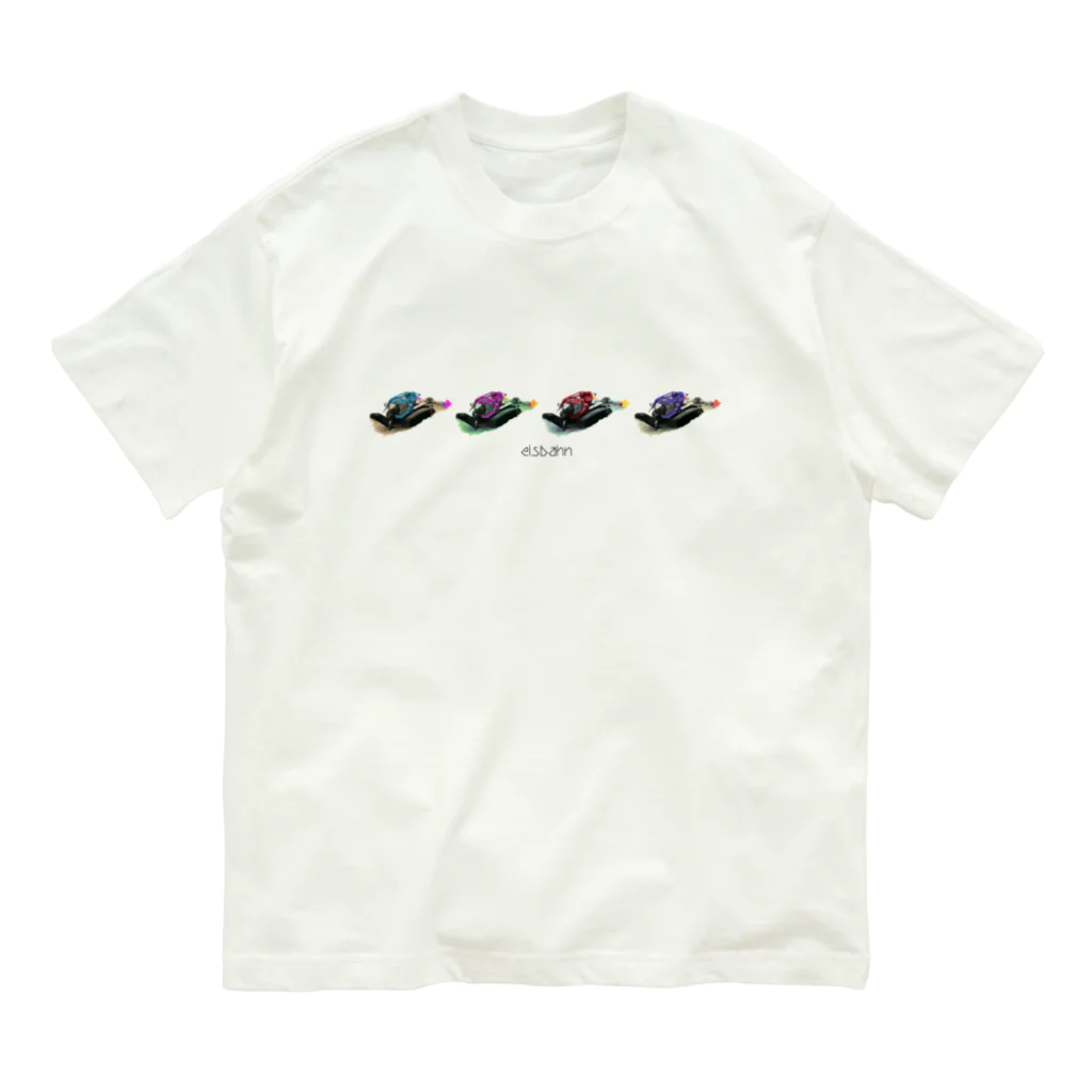 eisbahnのASSETSUシリーズCOLORFUL オーガニックコットンTシャツ