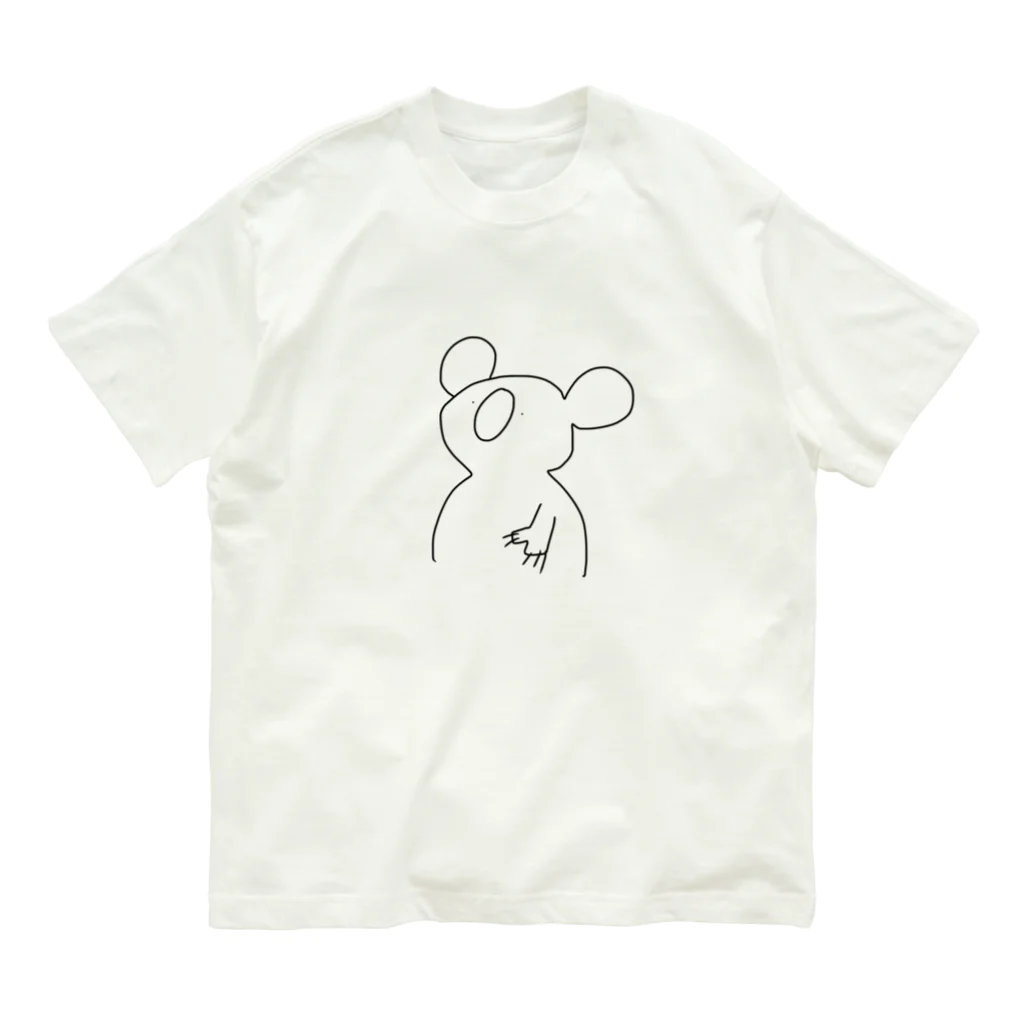ゆるい動物のTシャツ屋さんのコアラ Organic Cotton T-Shirt