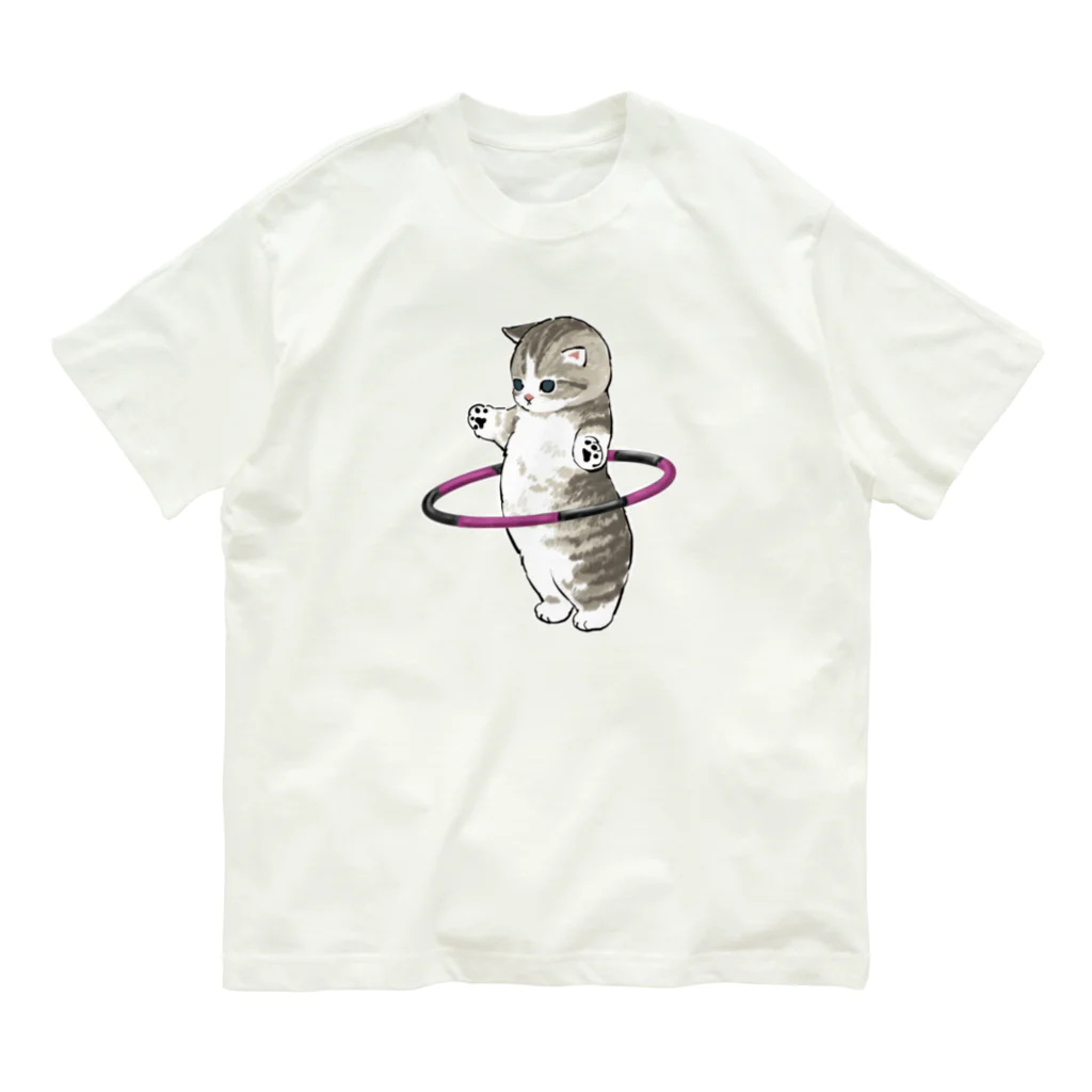 mofusandのフラフープにゃん Organic Cotton T-Shirt