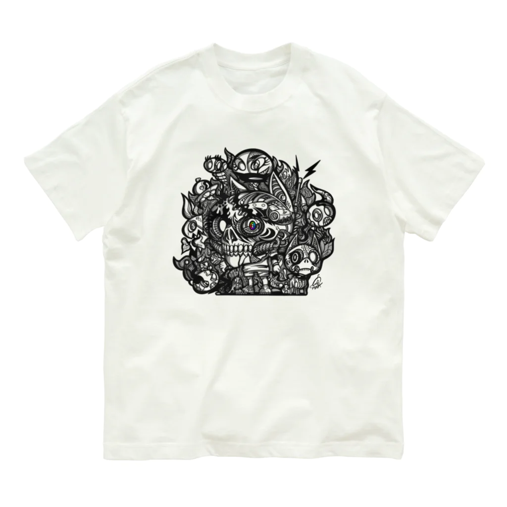 UFOchanの自画像s オーガニックコットンTシャツ