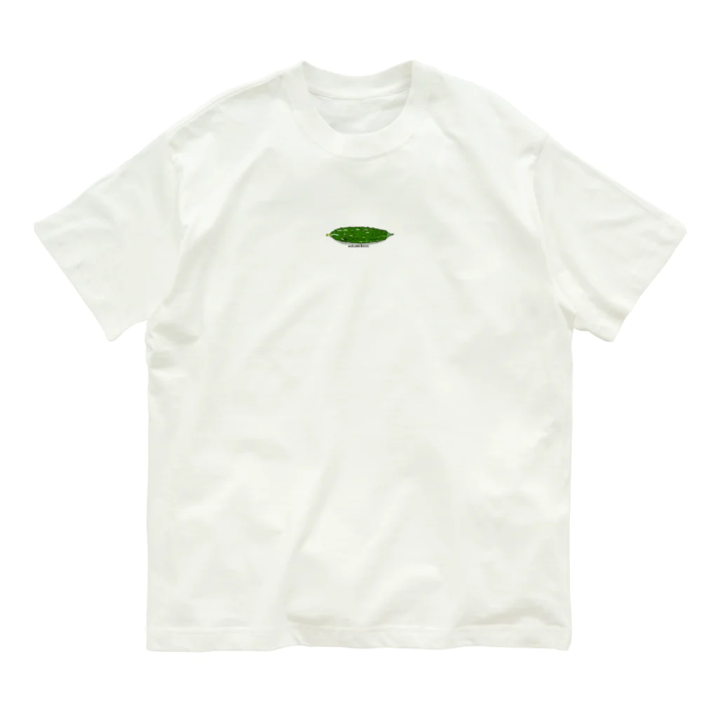 Wakameleonのまるまる一本ゴーヤ Organic Cotton T-Shirt