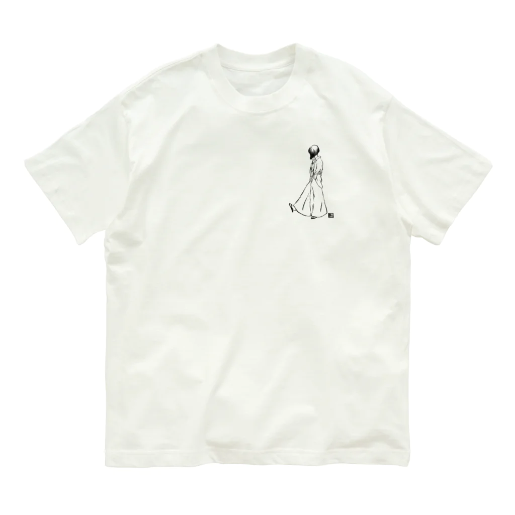 駒猫ᵃⁿᵈ猫瀬の無色 オーガニックコットンTシャツ