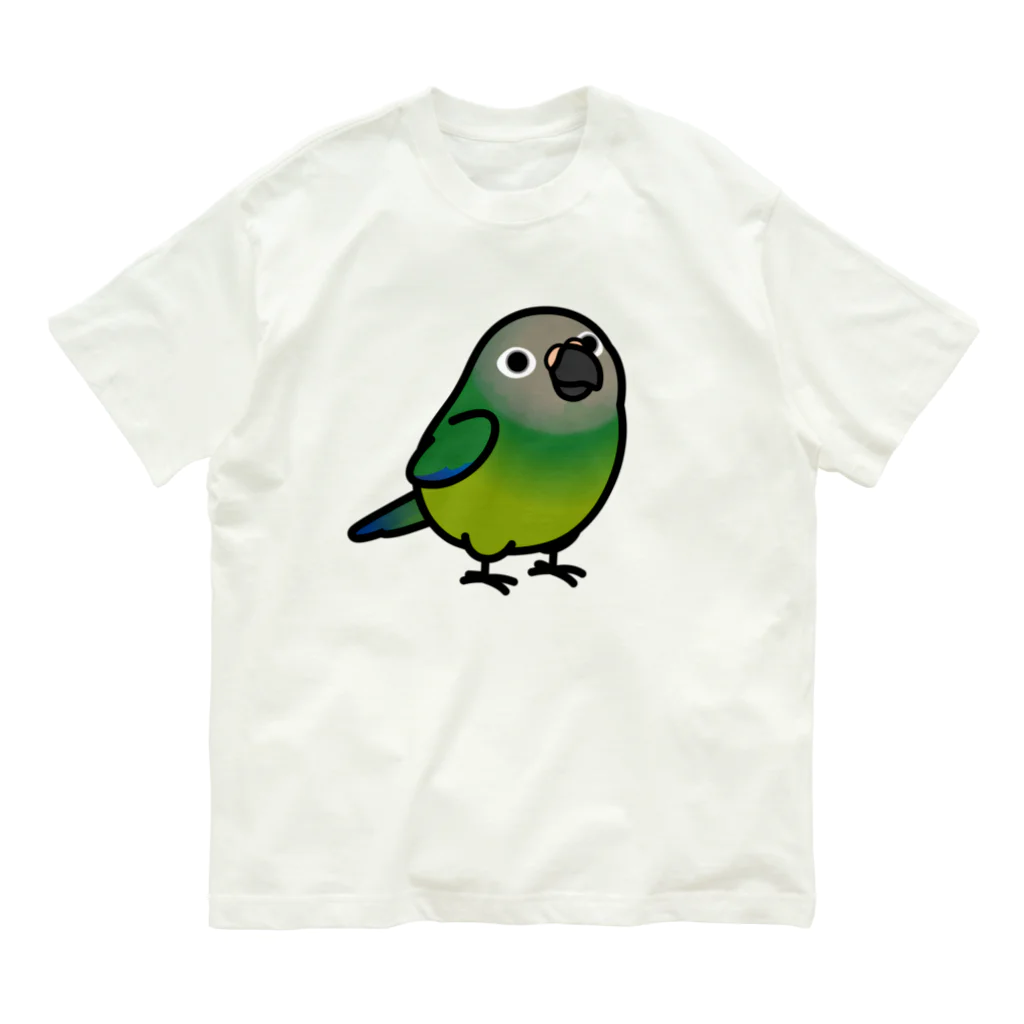 Cody the LovebirdのChubby Bird シモフリインコ オーガニックコットンTシャツ