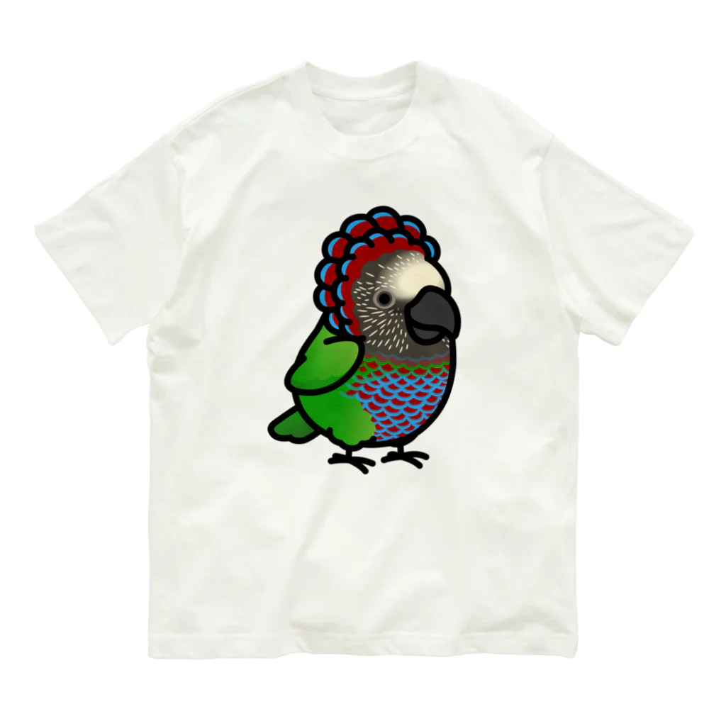 Cody the LovebirdのChubby Bird ヒオウギインコ オーガニックコットンTシャツ