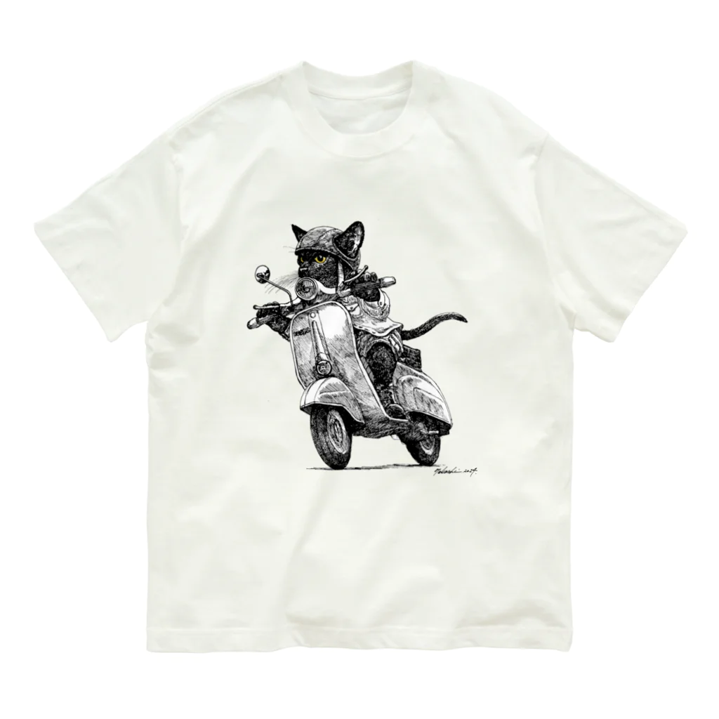 小田隆のネコべスパ2014 Organic Cotton T-Shirt