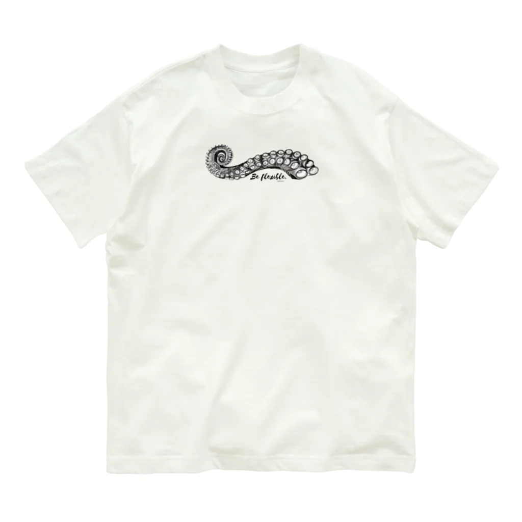 OJIKのタコ触手 Organic Cotton T-Shirt