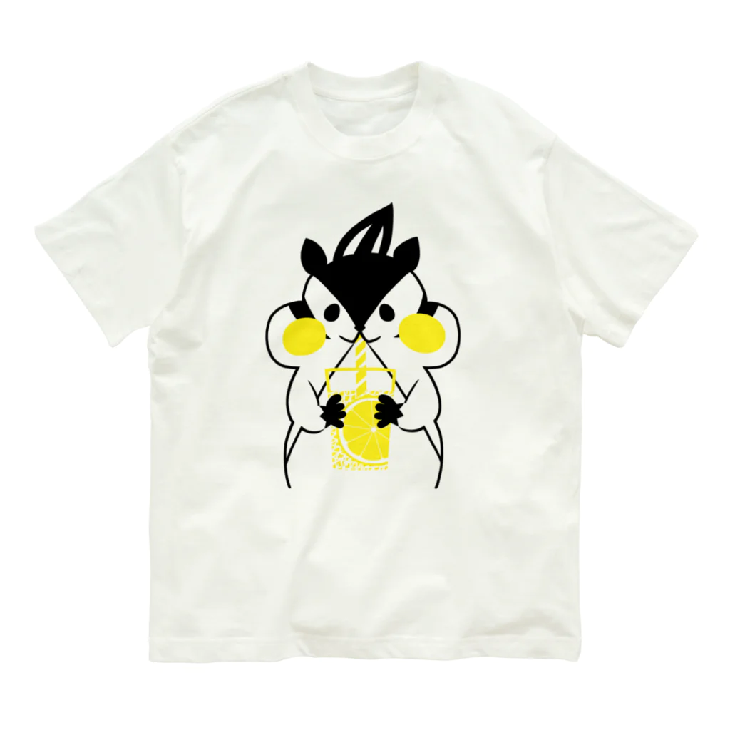 tafu tafuのレモネードしまさん Organic Cotton T-Shirt