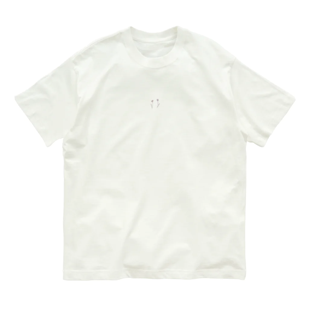 rilybiiのピンクチューリップ* Organic Cotton T-Shirt