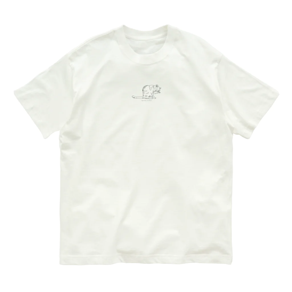 696graphic_suzuriのNEKOCHIYAN_black Organic Cotton T-Shirt