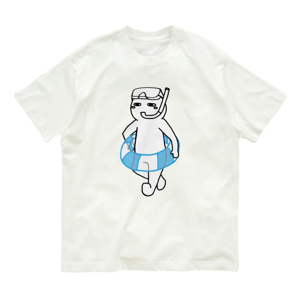 思う屋の夏は嫌いだ(文字無し) オーガニックコットンTシャツ