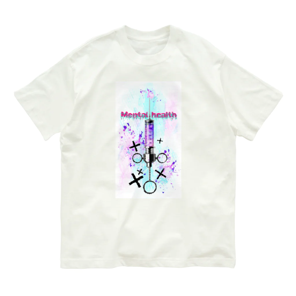 SumiReのMental health Organic Cotton T-Shirt