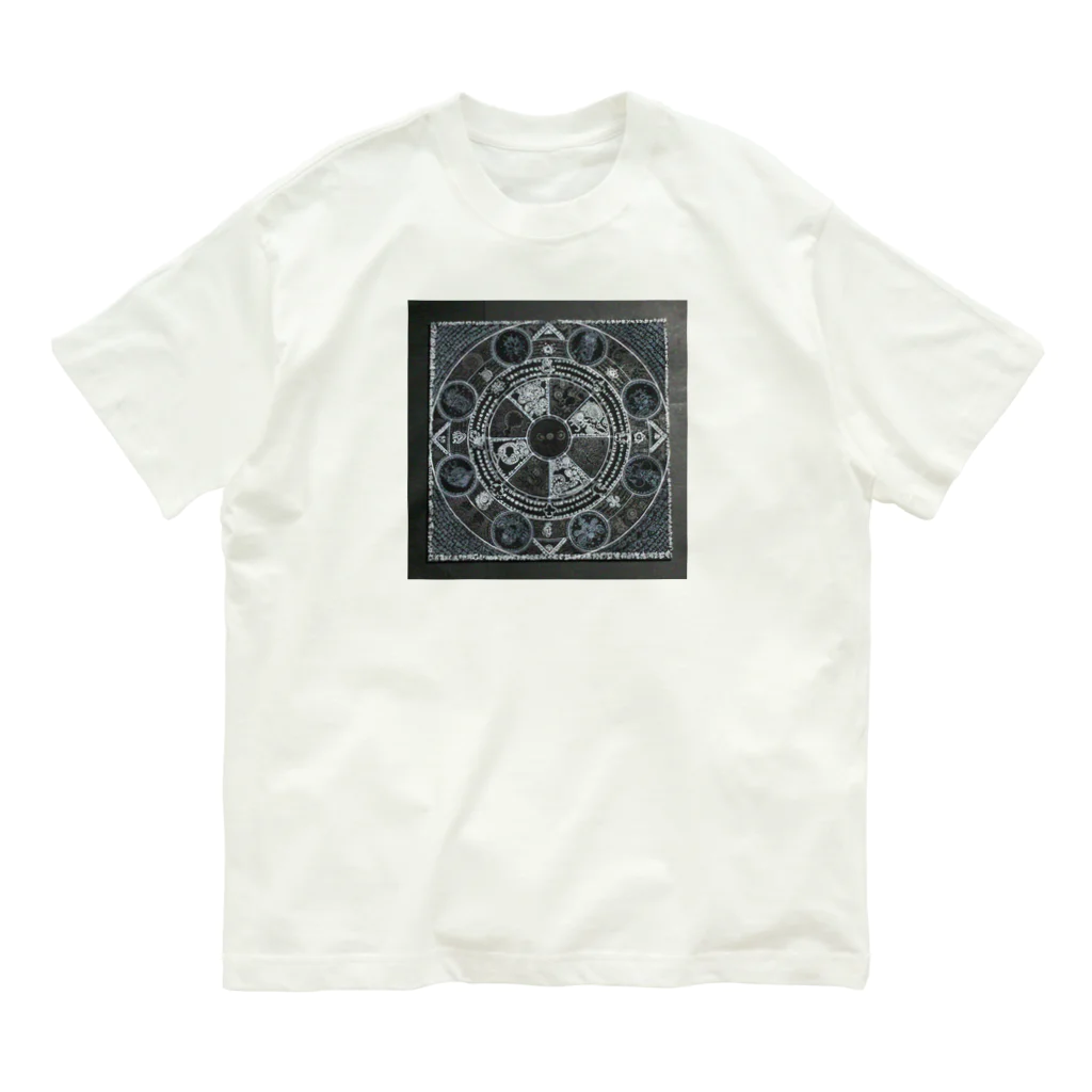 たましのムシズミ魔法円マスク Organic Cotton T-Shirt