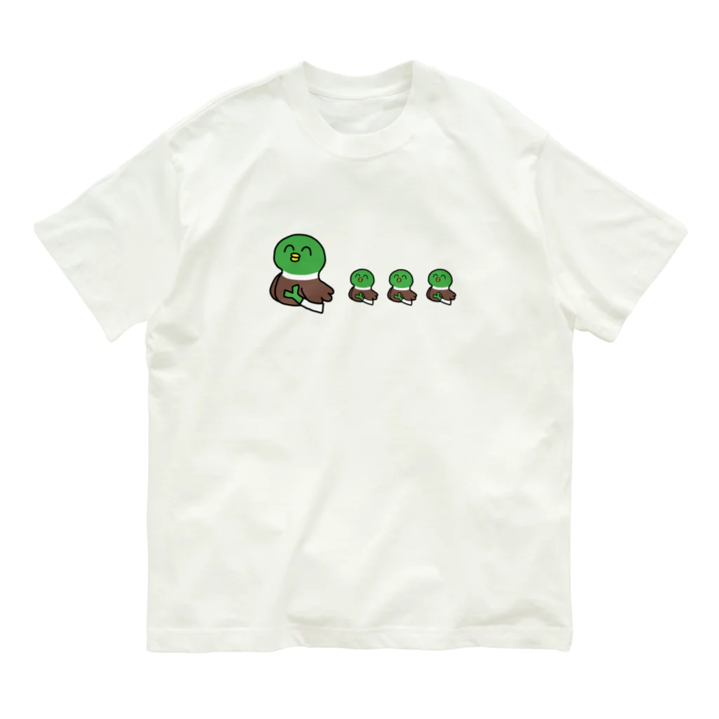 かもちゃん 公式ショップのかもちゃん親子 Organic Cotton T-Shirt