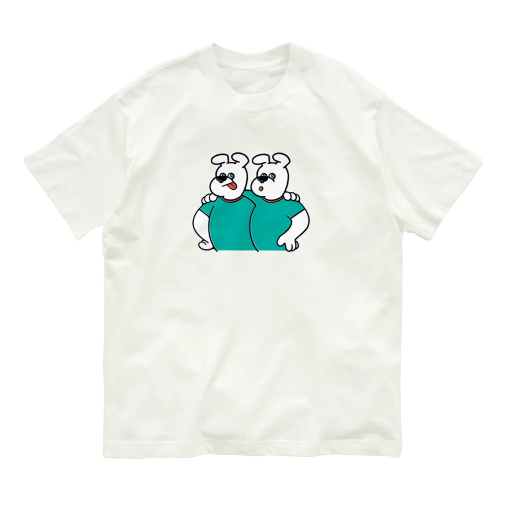 SANNO CREATIONSのDOG BROTHERS オーガニックコットンTシャツ