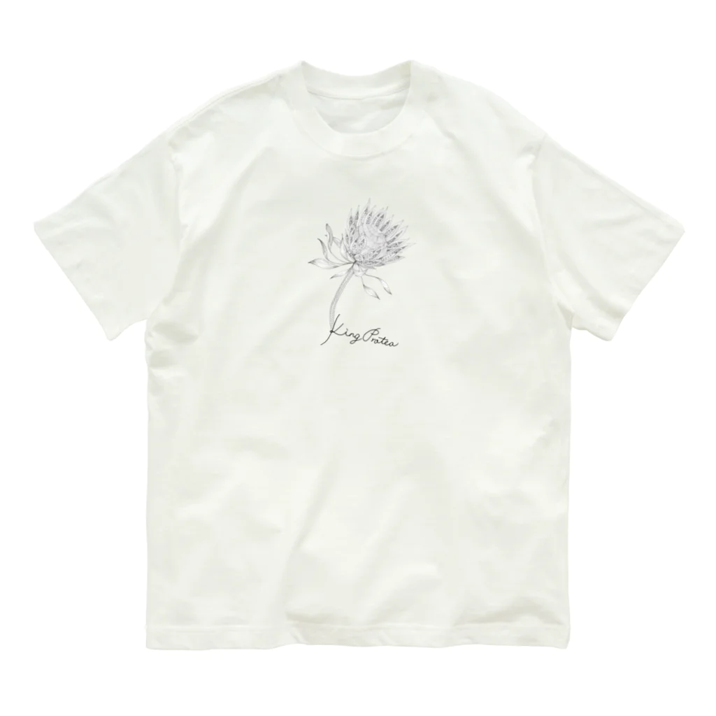 mayapatternの花 オーガニックコットンTシャツ