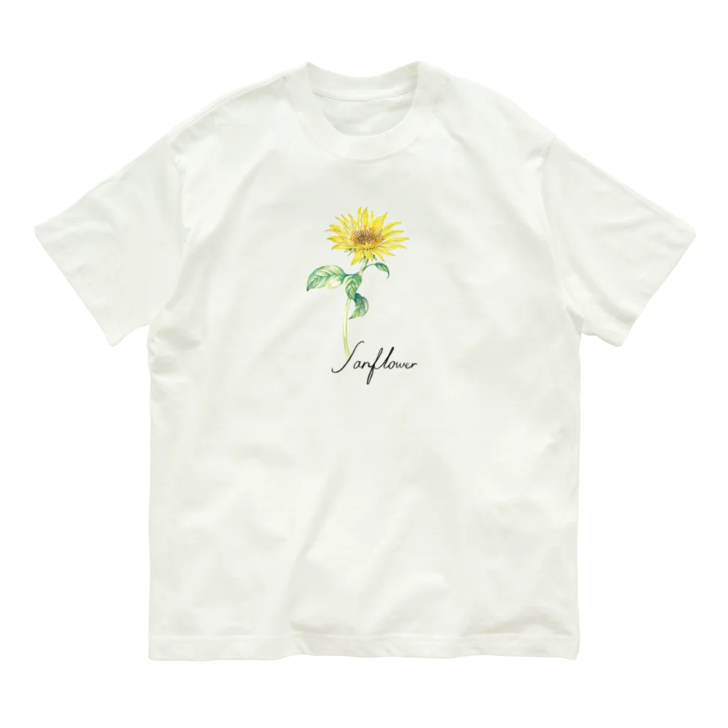 mayapatternのひまわり Organic Cotton T-Shirt