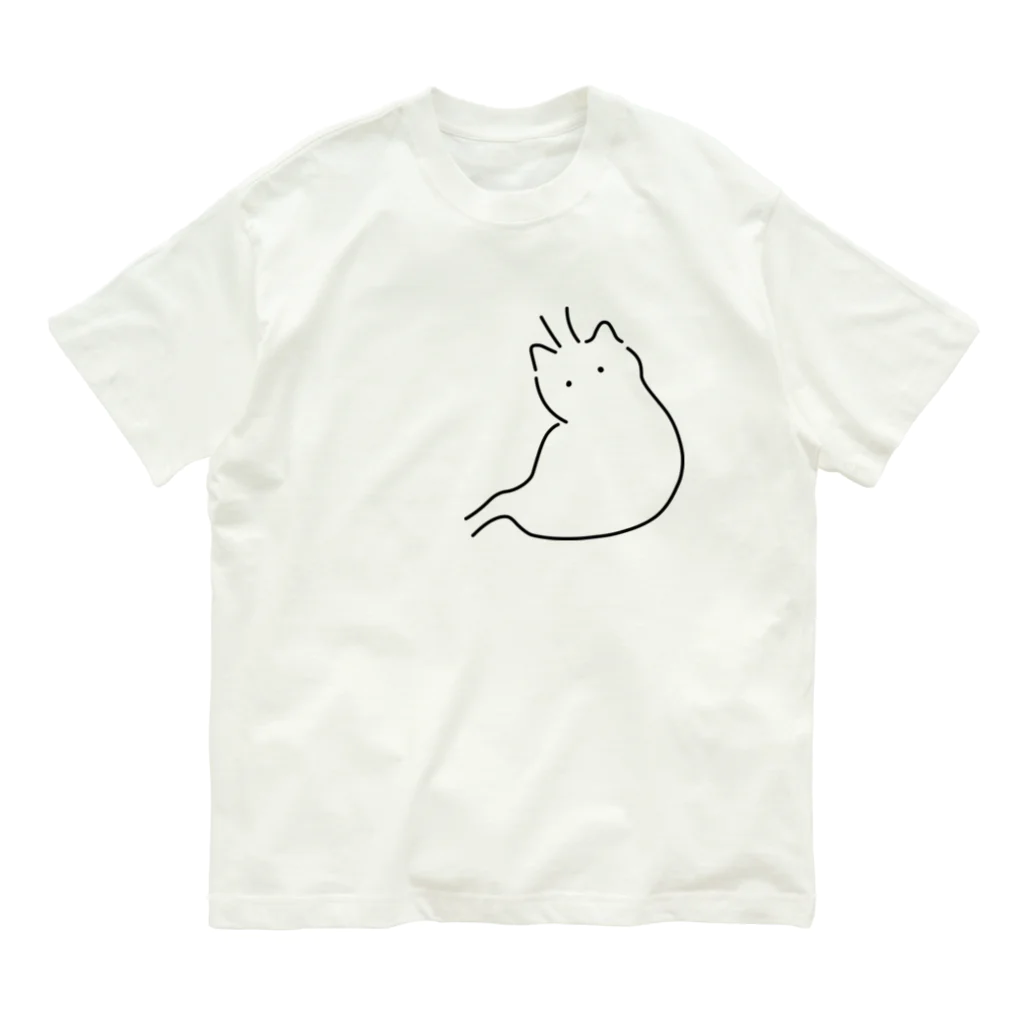 ねこやにわとりやの胃がニャンコ Organic Cotton T-Shirt