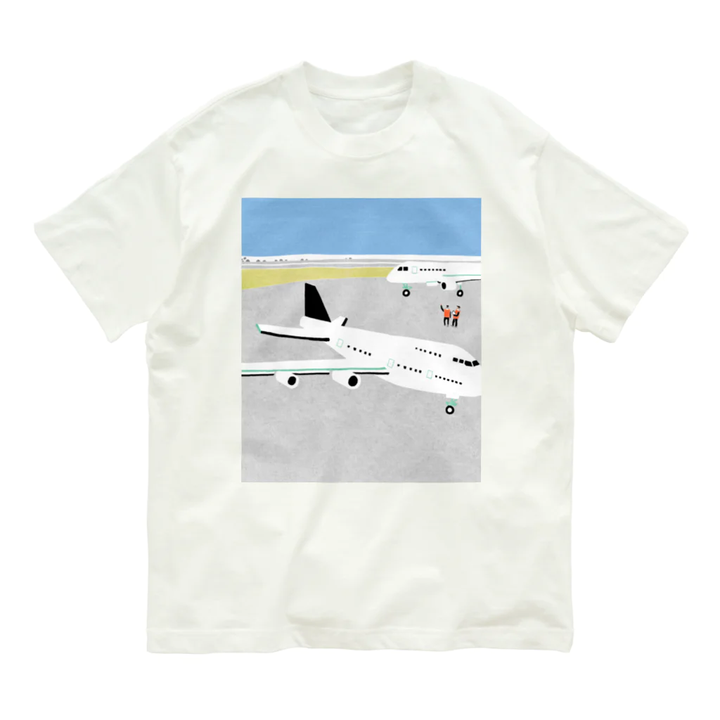 _mitoのAirport オーガニックコットンTシャツ