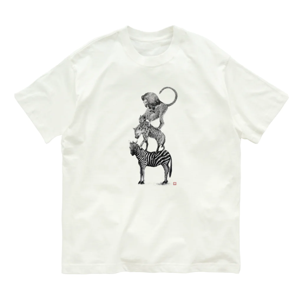 AtelierYAM2のワイルドブレーメン（Love All Wild Animals） Organic Cotton T-Shirt