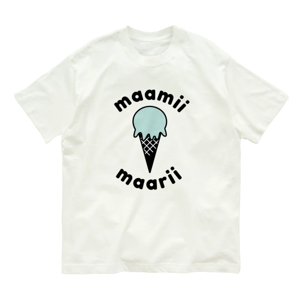 maamii maariiのICECREAM series オーガニックコットンTシャツ