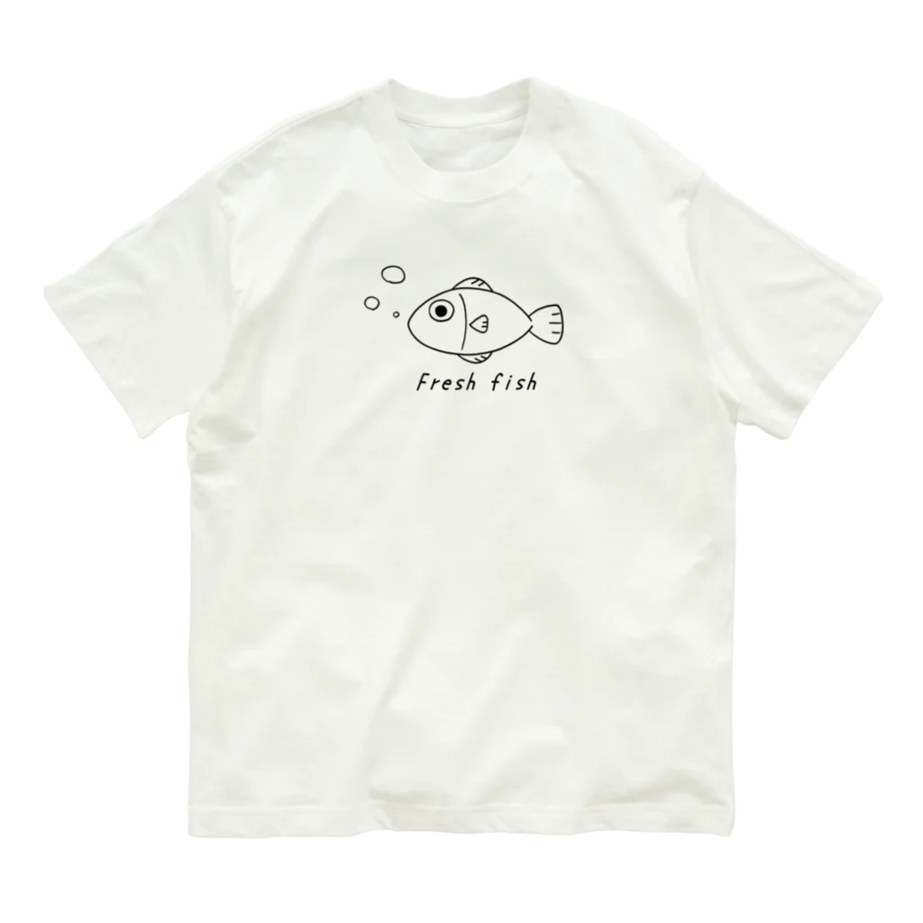 kazukiboxの新鮮な魚 オーガニックコットンTシャツ