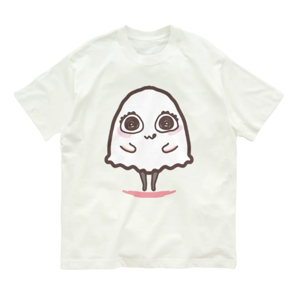 Ri0のイタズラおばけちゃん オーガニックコットンTシャツ