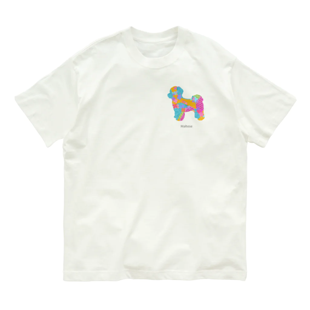 AtelierBoopのアレグリヘ マルチーズ Organic Cotton T-Shirt