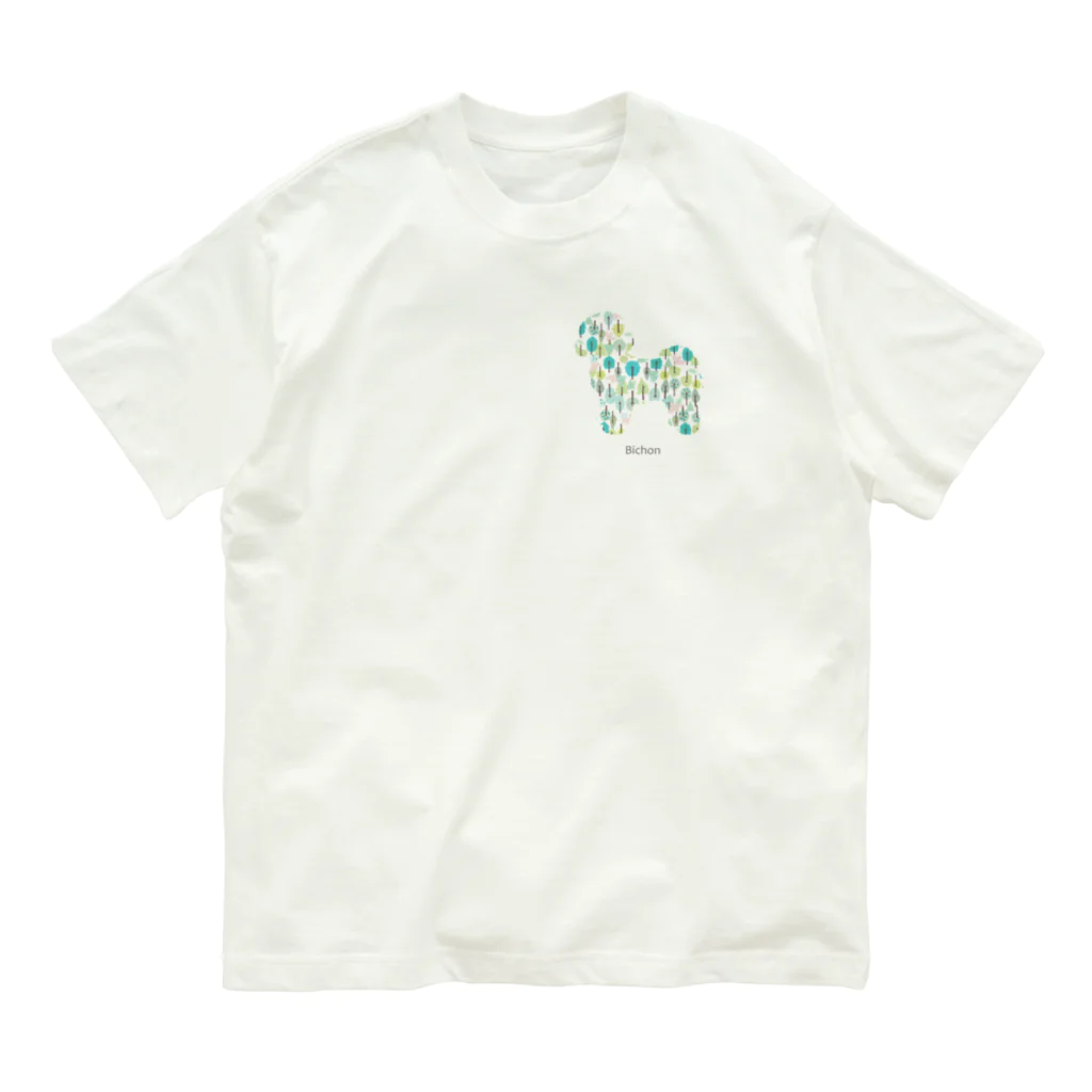 AtelierBoopの森 ピジョン オーガニックコットンTシャツ