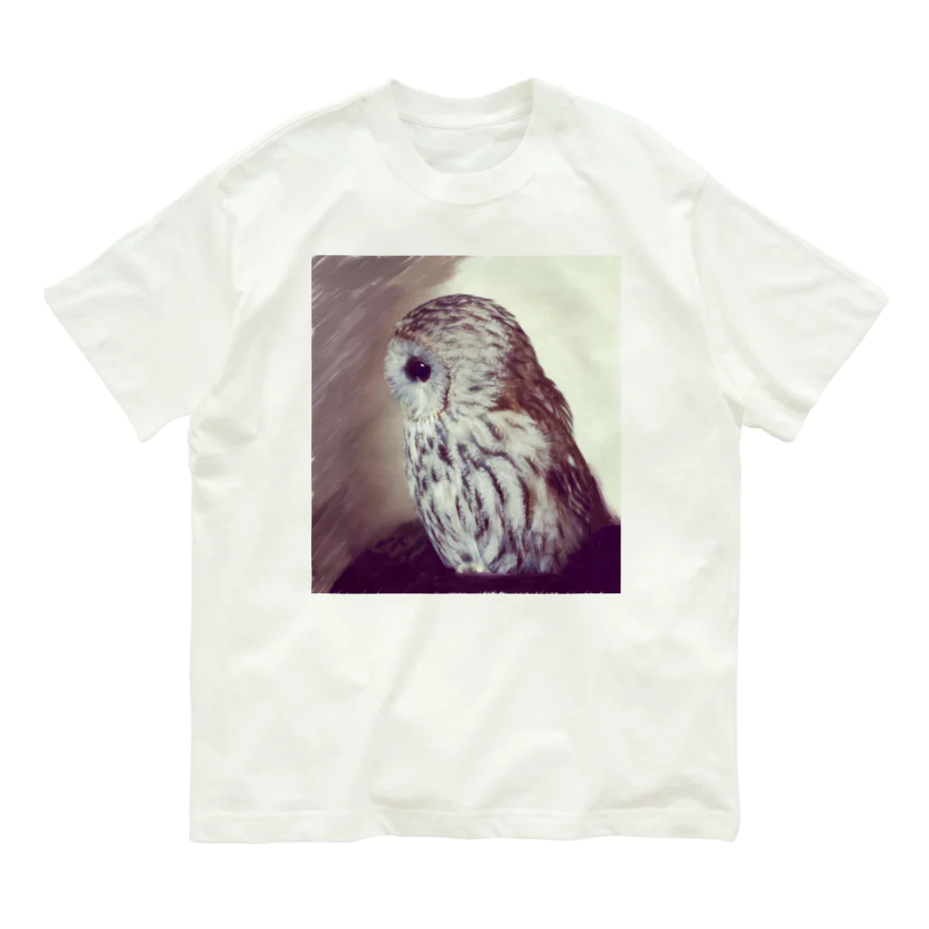 工房もりふくろうのモリフクロウ Organic Cotton T-Shirt