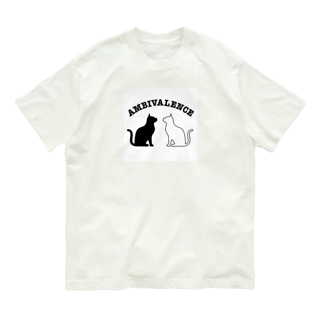 ambivalence official goodsのオーガニックコットンアンビバキャットT オーガニックコットンTシャツ