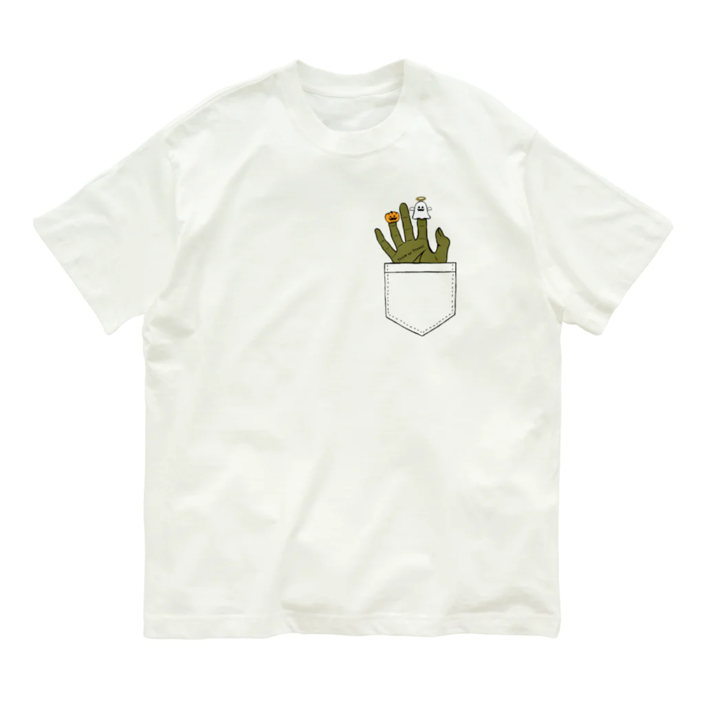 ないものねだりのFinger puppets(ポケット) Organic Cotton T-Shirt