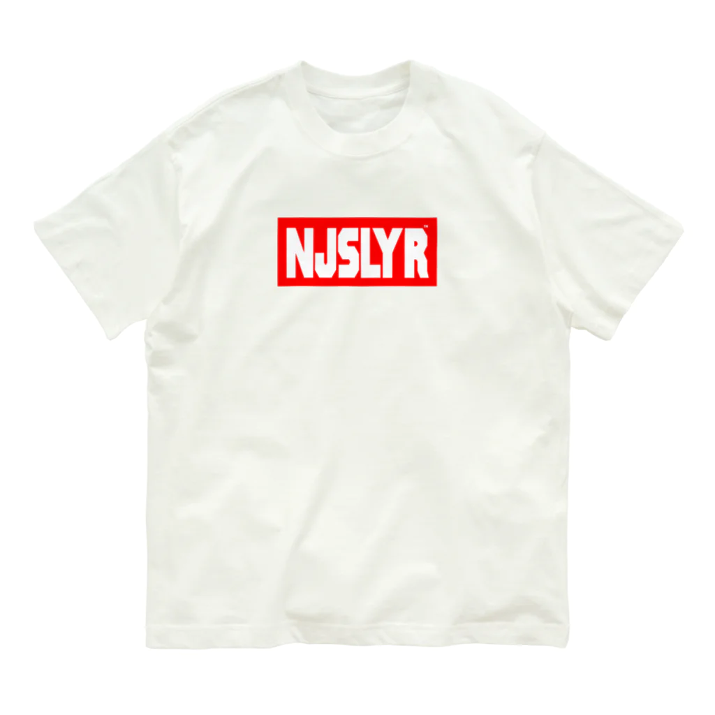 ニンジャスレイヤー公式/ダイハードテイルズのNJSLYR LOGO RW オーガニックコットンTシャツ