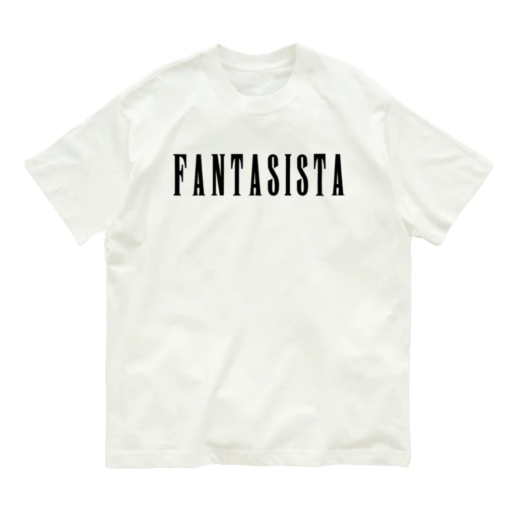 DRIPPEDのFANTASISTA 黒ロゴTシャツ オーガニックコットンTシャツ