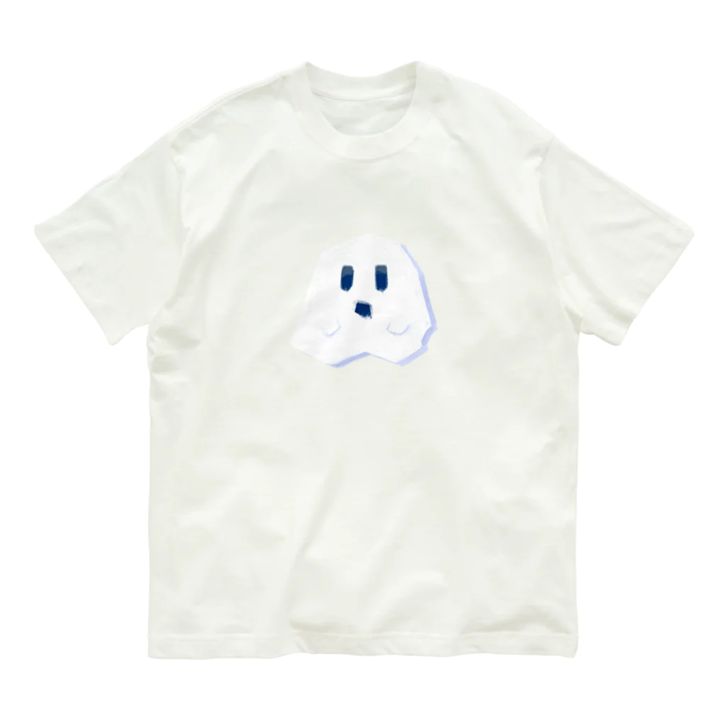 rakkosoda / コマイのカクカクしたおばけ Organic Cotton T-Shirt