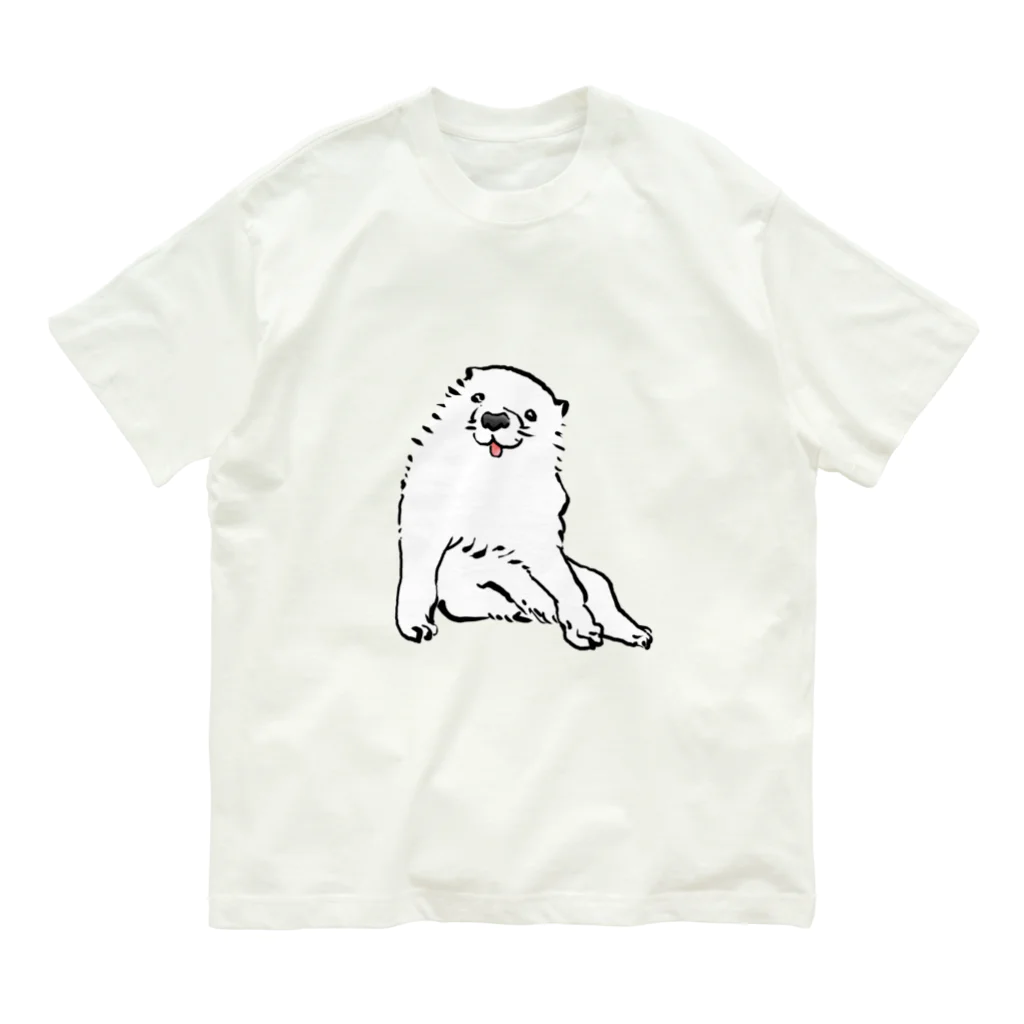 ふくふく商店の長沢芦雪の「あの犬」 オーガニックコットンTシャツ