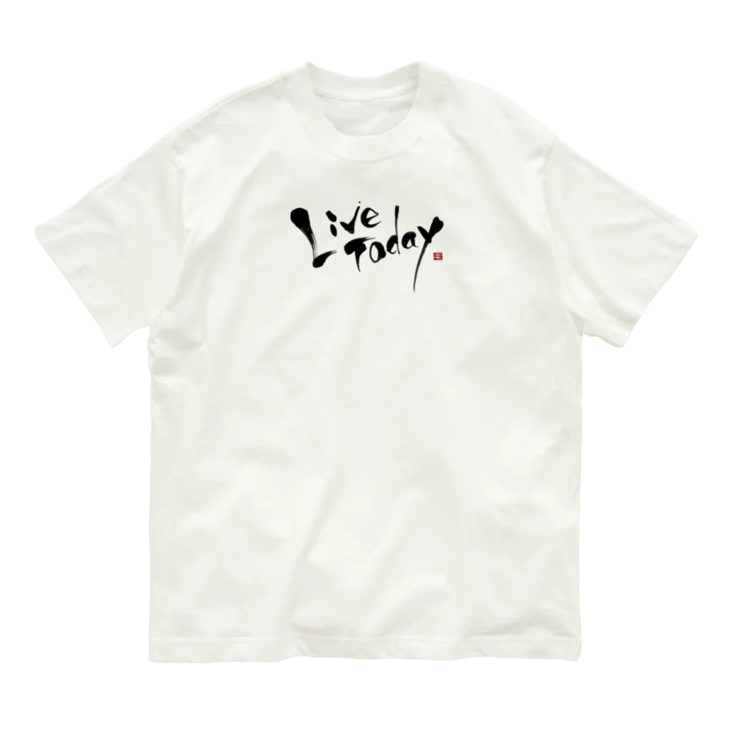 Erikka Brush Artのlive tody オーガニックコットンTシャツ