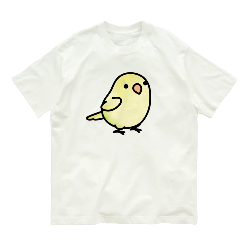 Cody the LovebirdのChubby Bird マメルリハ オーガニックコットンTシャツ