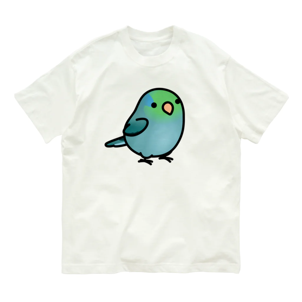 Cody the LovebirdのChubby Bird マメルリハ オーガニックコットンTシャツ