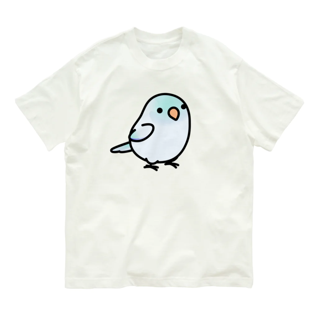 Cody the LovebirdのChubby Bird マメルリハ オーガニックコットンTシャツ