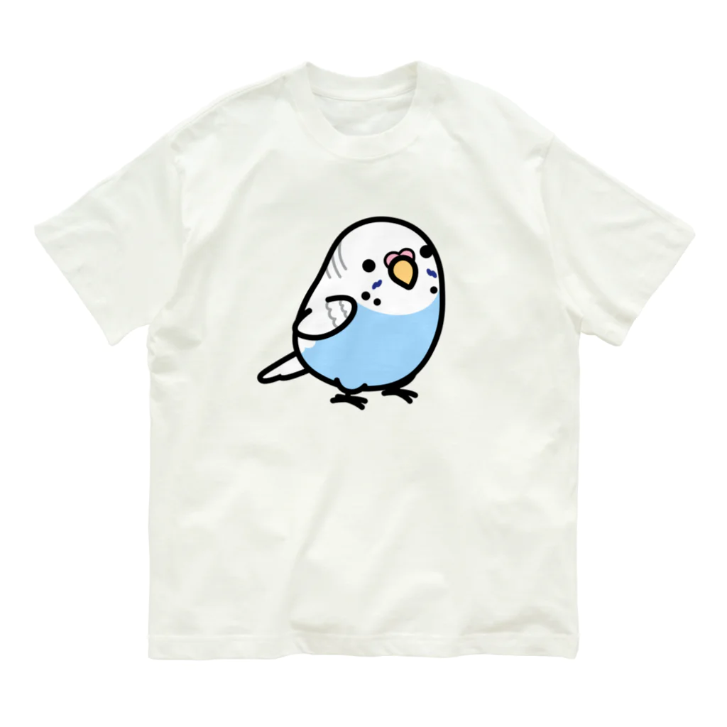 Cody the LovebirdのChubby Bird セキセイインコ オーガニックコットンTシャツ