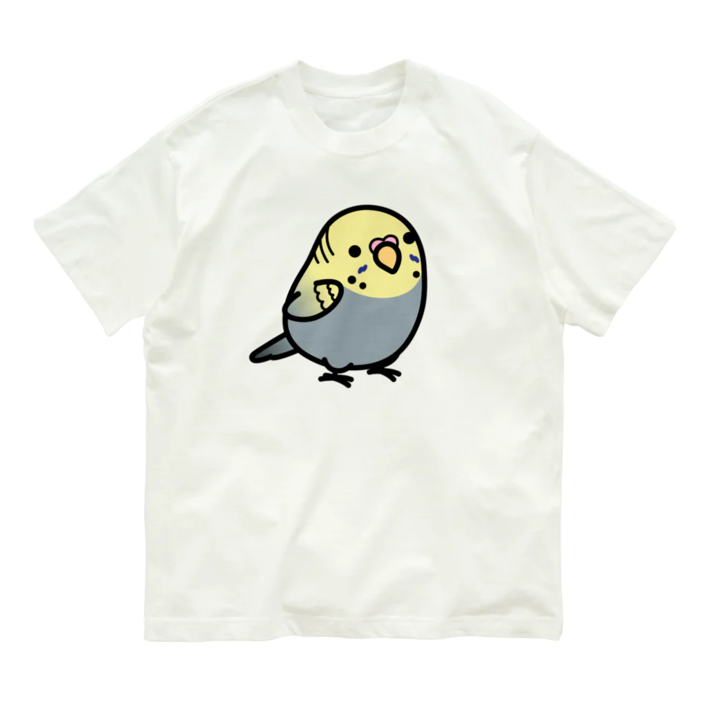 Cody the LovebirdのChubby Bird セキセイインコ オーガニックコットンTシャツ