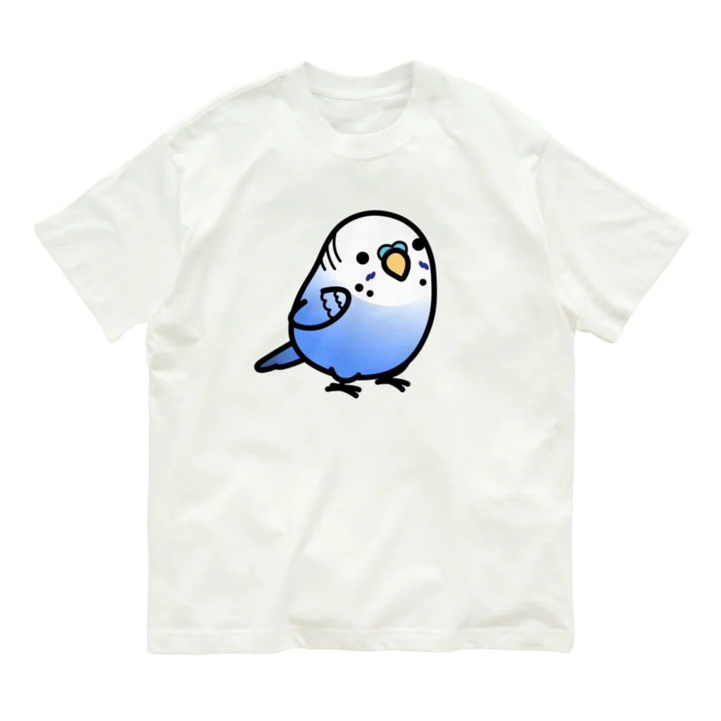 Cody the LovebirdのChubby Bird セキセイインコ オーガニックコットンTシャツ