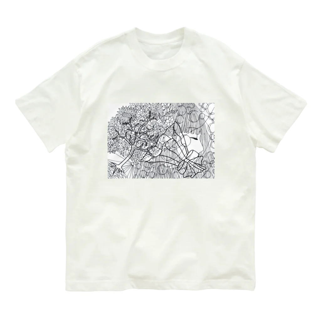 FANTASY PAPERARTの花束をキミに贈ろう Organic Cotton T-Shirt