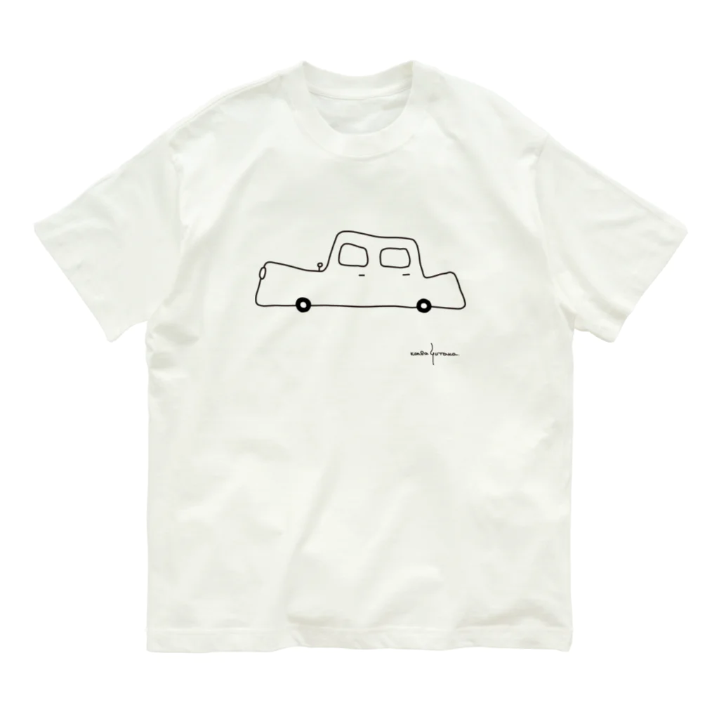 kooodaaaのくるま Organic Cotton T-Shirt