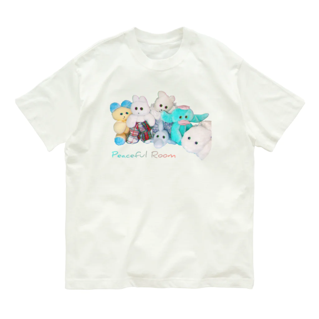 くまきちショップやさんのPeaceful Room オーガニックコットンTシャツ